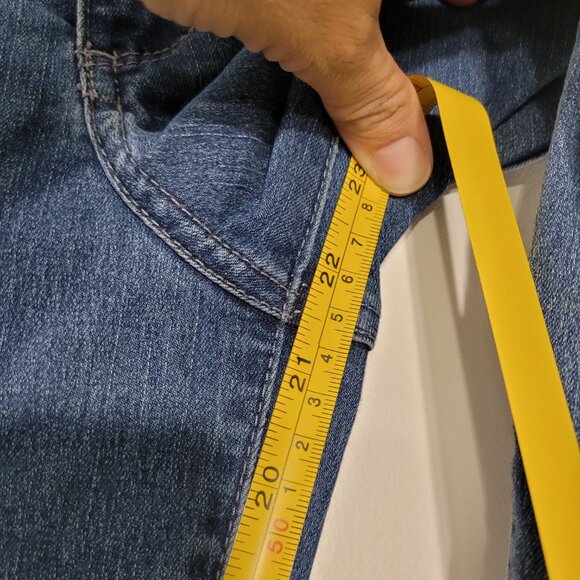 Calvin Klein | Blue Jean Denim Skinny Crop Capri Pants Stretch Classic 6 - Picture 9 of 11